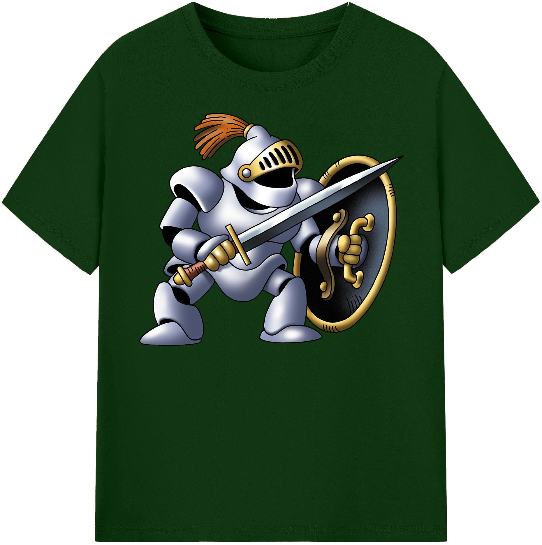 （画像用） ドラゴンクエスト Doragon Kuesuto Dragon Quest 綿100％半袖Tシャツ（フロントプリント）